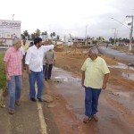 Prefeito visita obras do viaduto do DIA - Fotos: Lúcio Telles