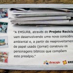 Aracajuanos apreciam presépio em material reciclado da PMA - Fotos: Wellington Barreto