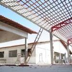 Obras da Escola Vitória de Santa Maria em fase de acabamento - Fotos: Sílvio Rocha