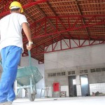 Obras da Escola Vitória de Santa Maria em fase de acabamento - Fotos: Sílvio Rocha