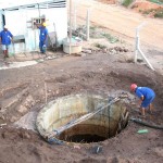 Estação de tratamento de esgotos do bairro Novo será concluída em janeiro - Fotos: Sílvio Rocha