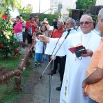 Edvaldo Nogueira participa de cerimônia de benção do presépio feita pelo arcebispo Dom Lessa - Fotos: Sílvio Rocha