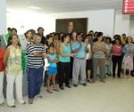 Idosos e adolescentes atendidos pela Semasc animam Centro Administrativo da PMA - Fotos: Lúcio Telles