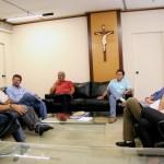 Marcelo Déda recebe jornalistas no Palácio dos Despachos -