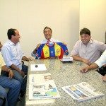 Marcelo Déda recebe visita de dirigentes do Pirambu -