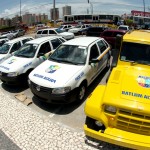 Viaturas entregues pelo Governo do Estado vão atuar na capital e no interior - Fotos: Márcio Dantas/ASN