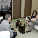 Secretária do Planejamento recebe visita do presidente do IBGE -