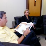 Marcelo Déda recebe visita da desembargadora Marilza Maynard -