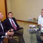 Marcelo Déda recebe visita de diretores da Telemar Norte Leste -