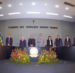 Governador participa da posse da nova presidente do TRE -
