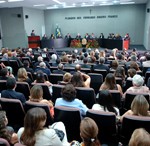Governador participa da posse da nova presidente do TRE -