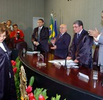 Governador participa da posse da nova presidente do TRE -
