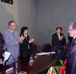 Governador participa da posse da nova presidente do TRE -
