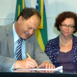 Governo assina convênio para implantar modernização na gestão - Fotos: Márcio Dantas/ASN