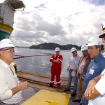 Governador conhece plataforma que elevará produção de petróleo em Sergipe - Foto: Márcio Dantas/ASN