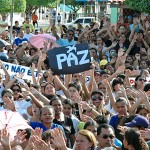 Governador participa de ato em favor da paz em Monte Alegre - Foto: André Moreira/ASN