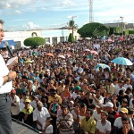 Governador participa de ato em favor da paz em Monte Alegre - Foto: André Moreira/ASN