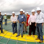 Autoridades destacam importância da plataforma de Piranema para Sergipe - Foto: Márcio Dantas/ASN
