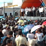 Governador participa de ato em favor da paz em Monte Alegre - Foto: André Moreira/ASN