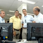 Governador visita fábrica da Cimesa em Laranjeiras - Foto: André Moreira/ASN