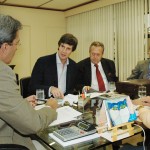 Marcelo Déda recebe visita de investidores estrangeiros - Foto: Janaína Santos/ASN