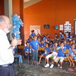 Escola 8 de Maio comemora aniversário e recebe computador - Foto: Juarez Silveira/Educação
