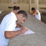 Maioria dos detentos inscritos no supletivo comparece às provas - Foto: José Santana Filho/Educação