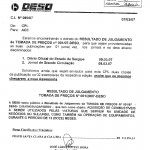 Deso esclarece informações deturpadas sobre publicações oficiais - Pregão 001/2007  Clique para ampliar