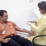 Funcionários do Banese doam sangue para abastecer Hemolacen - Foto: Isa Vanny