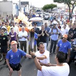 Governador acompanha passagem da Tocha do Pan por Aracaju - Foto: André Moreira/ASN