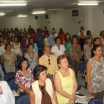 Servidores participam de palestra 'Tempo de Desafios e Soluções Criativas' - Foto: Juarez Silveira/Educação
