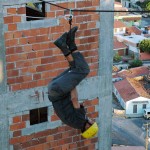 Candidatos ao COE fazem treinamento para ações em altura - Foto: Ascom/PM