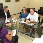 Governador recebe diretor do Guia Quatro Rodas e Revista Viagem e Turismo - Foto: Andre Moreira/ASN