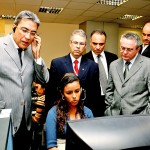 Déda conhece sistema de monitoramento de segurança do Rio de Janeiro - Foto: Marco Terranova