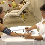 Funcionários do BNB doam sangue ao Hemolacen - Foto: Isa Vanny