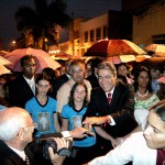 Marcelo Déda acompanha procissão em Simão Dias - Foto: André Moreira/ASN