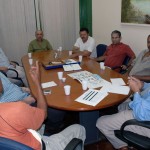 Kércio Pinto recebe comerciantes do bairro São Carlos - Foto: Ascom/SSP