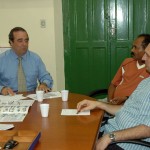 Kércio Pinto recebe comerciantes do bairro São Carlos - Foto: Ascom/SSP