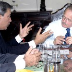Governador participa de audiência com ministro Tarso Genro - Foto: Sérgio Amaral
