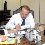 Governador participa de audiência com ministro Tarso Genro - Foto: Sérgio Amaral