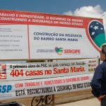 Déda visita área onde será construída delegacia do Santa Maria - Fotos: Janaína Santos/ASN
