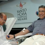 Marcelo Déda lança campanha de doação de sangue de servidores - Foto: Janaína Santos/ASN