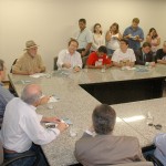 Déda recebe Caravana Contra Transposição - Fotos: Janaína Santos