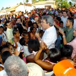 Marcelo Déda participa de inaugurações em Indiaroba - Foto: Márcio Dantas/ASN