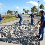 Governo inicia obras de reforma e manutenção da Orla de Atalaia - Foto: André Moreira/ASN