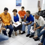 Técnicos da Seplan e Semear avaliam conferências do PDTP - Foto: Lúcio Telles/Planejamento