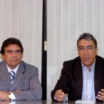 Ministro classifica projeto de saúde de Sergipe como referência nacional - José Gomes Temporão e Marcelo Déda / Foto: Márcio Dantas/ASN
