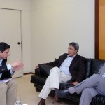 Ministro classifica projeto de saúde de Sergipe como referência nacional - José Gomes Temporão e Marcelo Déda / Foto: Márcio Dantas/ASN