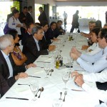 Ministro classifica projeto de saúde de Sergipe como referência nacional - José Gomes Temporão e Marcelo Déda / Foto: Márcio Dantas/ASN