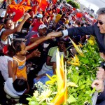 Marcelo Déda prestigia o desfile de 7 de Setembro - Foto: Márcio Dantas/ASN